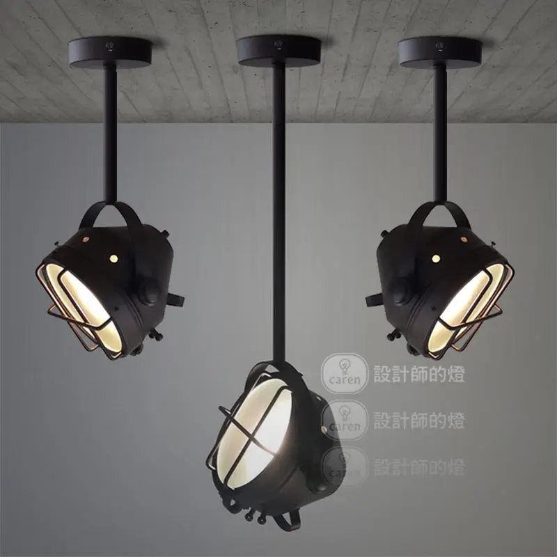 

bedroom bedside lamp arm Vintage American wind industry decoration industry mine Xidingdeng Chandelier