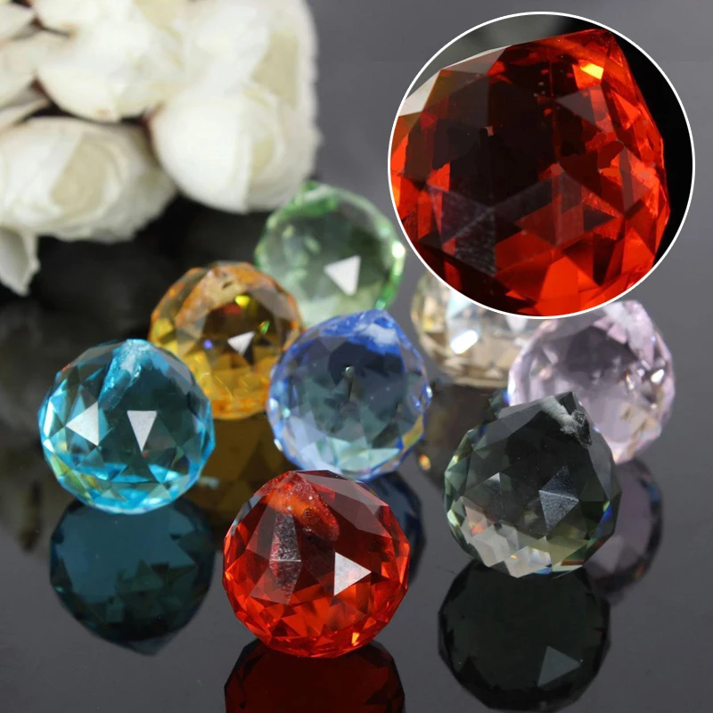 8 шт., хрустальная люстра, запчасти, Haning glass призмы, радуга, Suncatcher, подвески, светильник, люстра, подвески