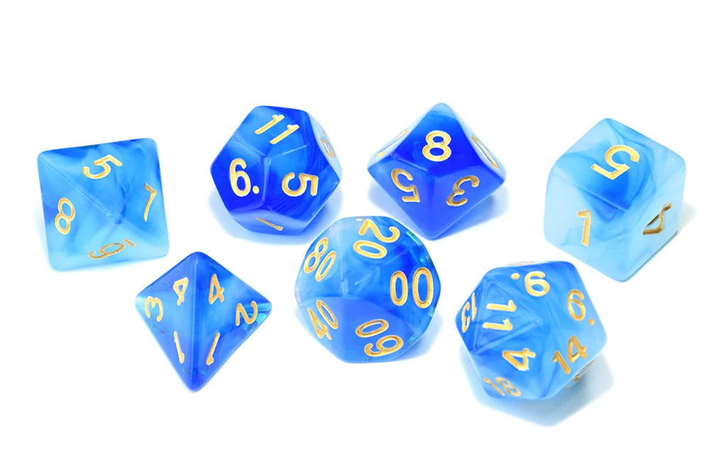 Двухцветные прозрачные игральные кости DND с 1 шт. большие бархатные сумки для подземелий и драконов ролевые игры, настольные игры(8 наборов многогранных кубиков