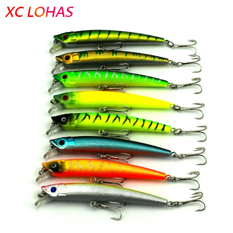 1 шт 9.5 см 7.3 г искусственная приманка из твердого пластика лазерная длинная