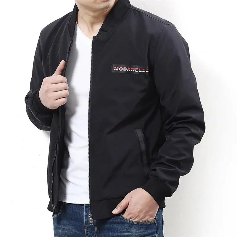 Размера плюс 10XL 9XL 8XL 6XL 5XL 4XL 2018 Весенние новые тонкие куртки Мужская модная