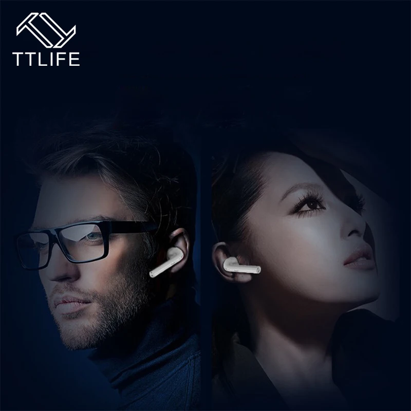 TTLIFE оригинальные TWS настоящие беспроводные Bluetooth наушники двойная гарнитура для