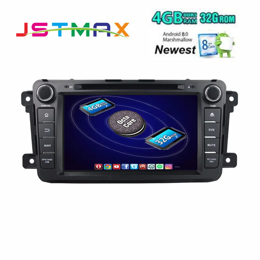 Android8.0 2Din машинный DVD проигрыватель для Mazda CX9 CX 9 8 &quotgps навигации 4G Оперативная