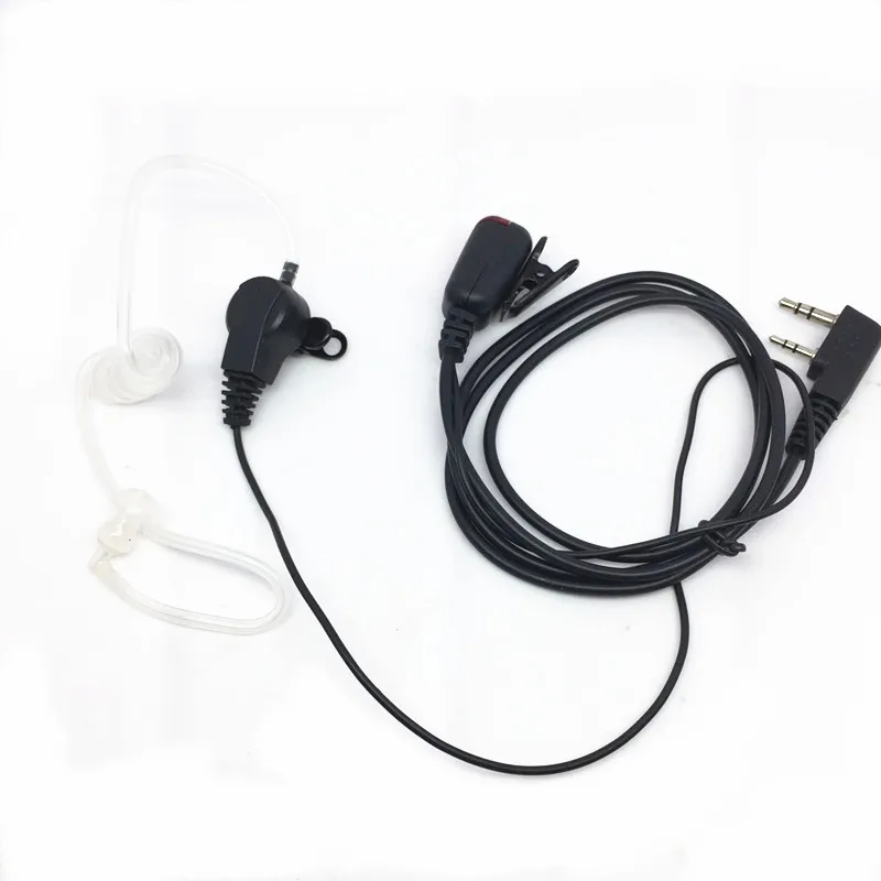 Воздуховод гарнитура светильник кой для baofeng UV5R UV82 puxing PX777 PX888K TYT UV9R UV8000D walkie talkie |