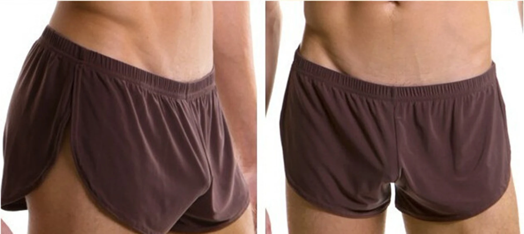 Сексуальное нижнее Белье для сна Cueca Trunk Homme, мужские шорты-боксеры, пижамы с разрезом по бокам, нижнее белье, трусы, трусы с низкой посадкой, мужские боксеры, шорты