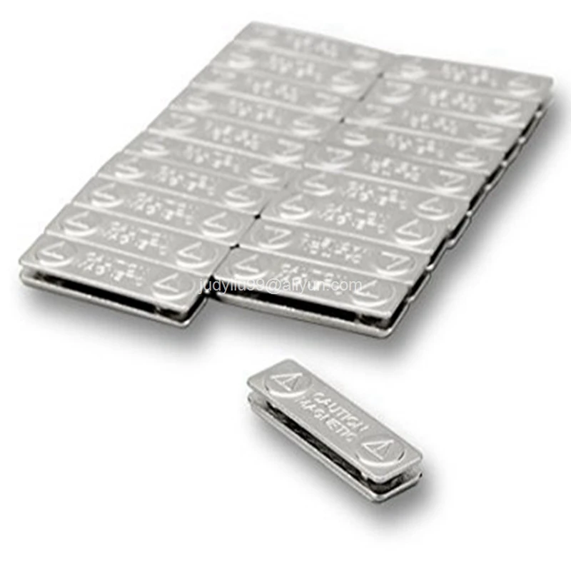 10 шт. магнитный держатель для имени/удостоверения личности прочная застежка с