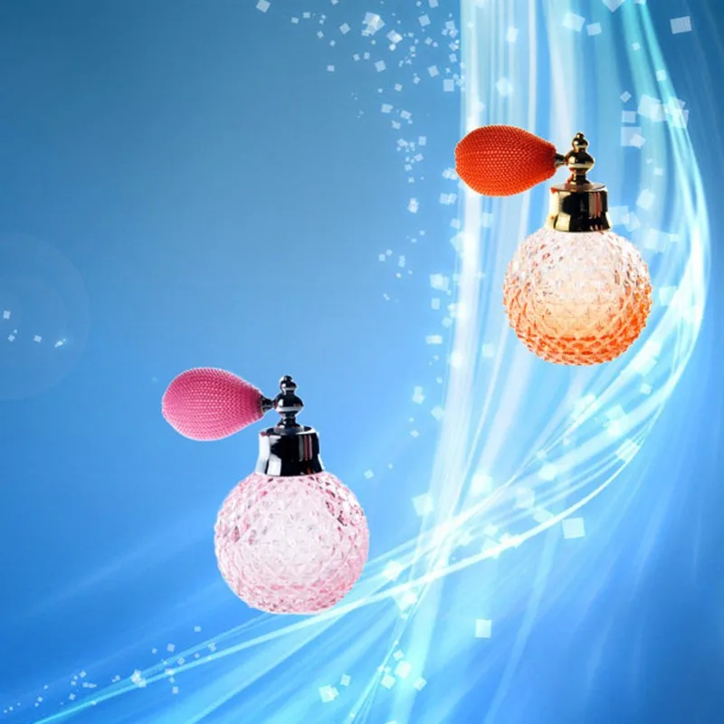 110 мл оранжевый стеклянный кристалл Женский Уникальный многоразовый флакон для