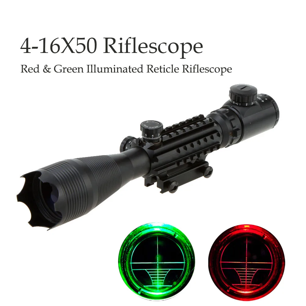 

Hunting Equipment 4-16X50 AOL 1 "Hunting Sight Full Size riflescope Mil-point locking / Reset Tactical