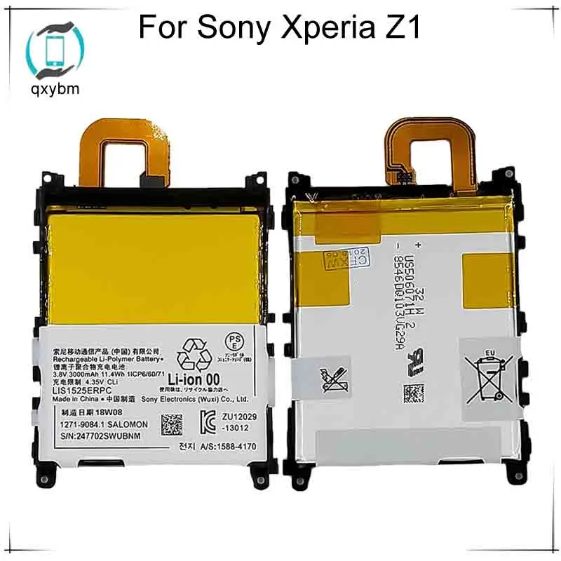 3 8 в 3000 мАч для sony Xperia Z1 L39H C6902 C6903 батарея Высокое качество литий-ионный