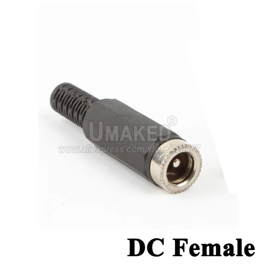 (C) DC Female 5/10 шт. 5,5 мм x 2,1 мм Женский Мужской DC Мощность переходник для 5050 3528 5060 один Цвет Светодиодные ленты системы охранного видеонаблюдения(CCTV камеры - Цвет: (C) DC Female