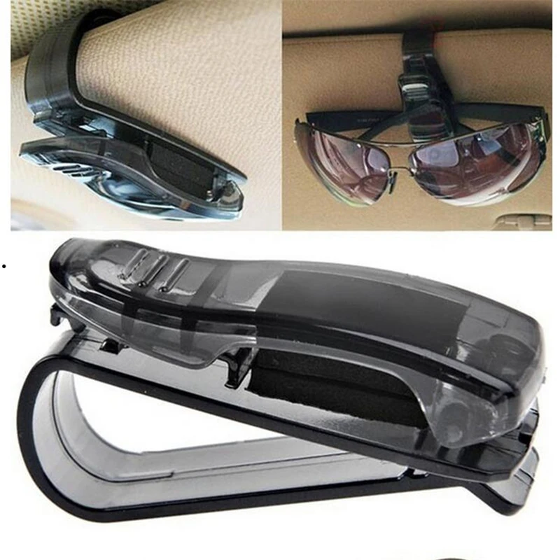 

Hot Selling Car Sun Visor Glasses Sunglasses Ticket Receipt Card Clip Storage Holder Gift Adjusts Eyeglasses Securely