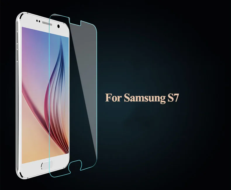 Для Samsung Galaxy S7 защита экрана 9H 0 3 мм взрывозащищенное защитное закаленное стекло