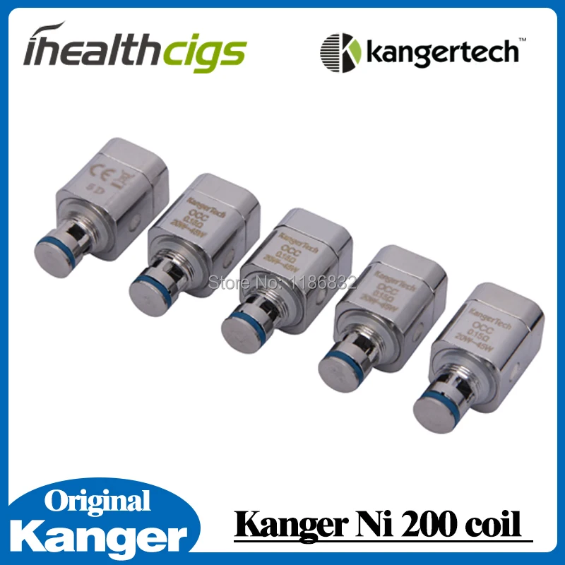 Катушка Kanger Subtank 10 шт./много 100% оригинал OCC NI200 0 15 Ом Sub Ohm ni200 катушка для V2 Plus Nano MINI|sub
