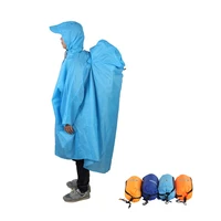 backpack cover one piece raincoat poncho rain cape outdoor hiking camping raincoat jackets unisex