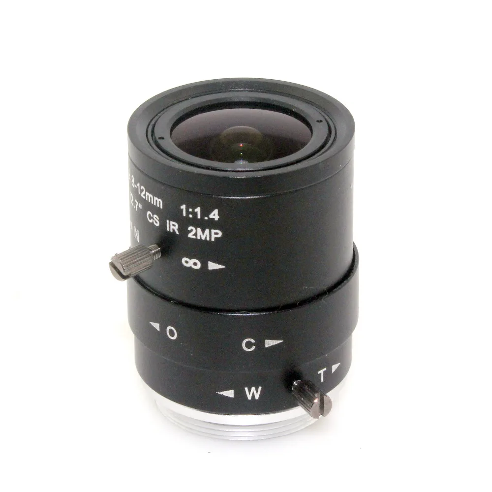 Новый объектив видеонаблюдения 3MP HD 2 8-12 мм с ручным фокусным расстоянием 1/2 7