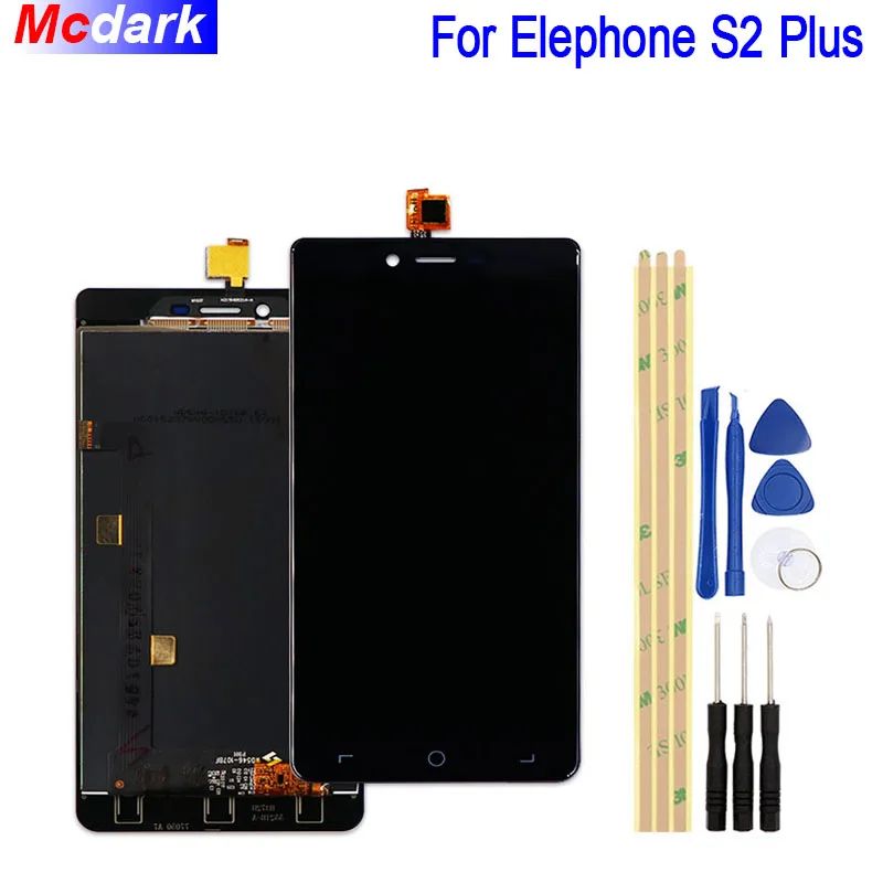 Mcdark для Elephone S2 плюс ЖК дисплей Дисплей и кодирующий преобразователь сенсорного