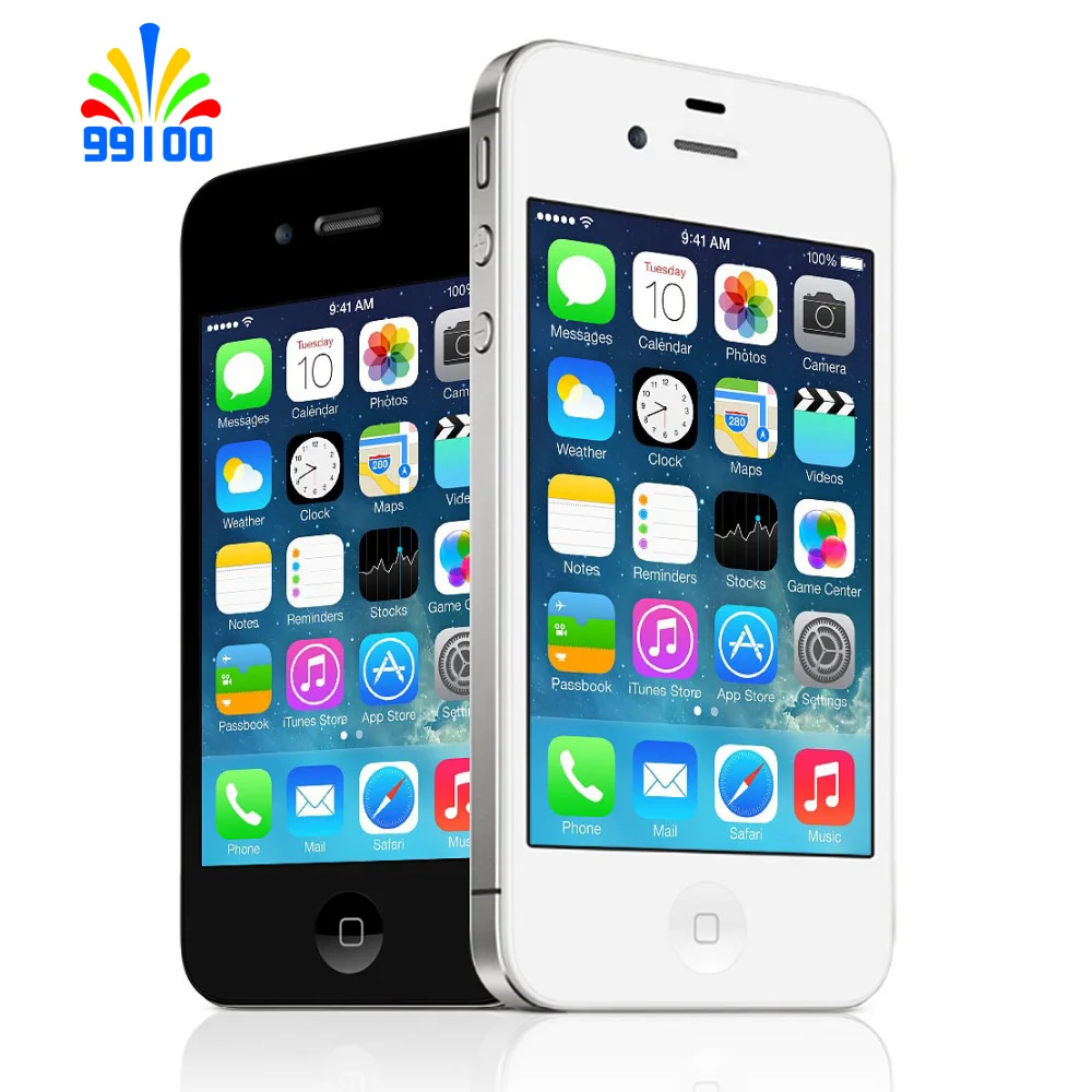 Б/у оригинальный Apple Iphone 4s Разблокировать сотовый телефон Dual Core 3 5 дюймовый экран