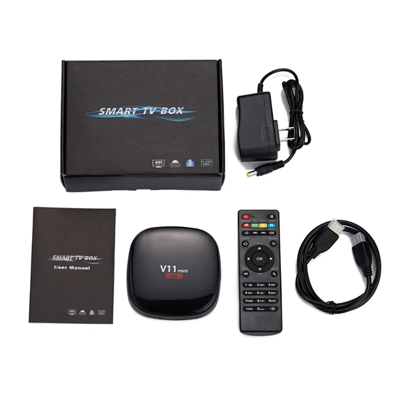 Smart Android tv box RK3229 четырехъядерный 1G/8G 4 K 60fps медиаплеер 2 4G/5G WiFi LAN телеприставка kd ip Box