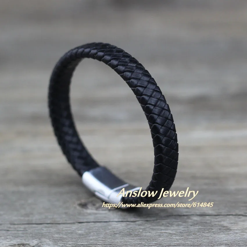 Модные ювелирные изделия Anslow кожаный браслет с магнитной пряжкой для женщин и