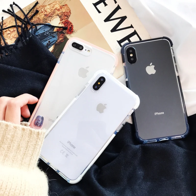 Силиконовый защитный чехол для iPhone 6 6s 7 8 Plus X 12Mini 11 Pro XR XS Max|Бамперы| |