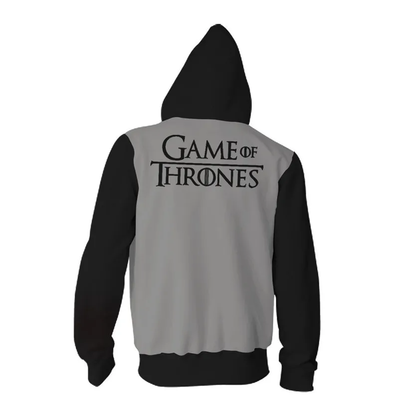 Игра престолов Jon Snow Косплей-костюмы с капюшоном толстовки спортивная одежда Tyrion Lannister свитер с капюшоном для взрослых мужчин мальчиков пальто