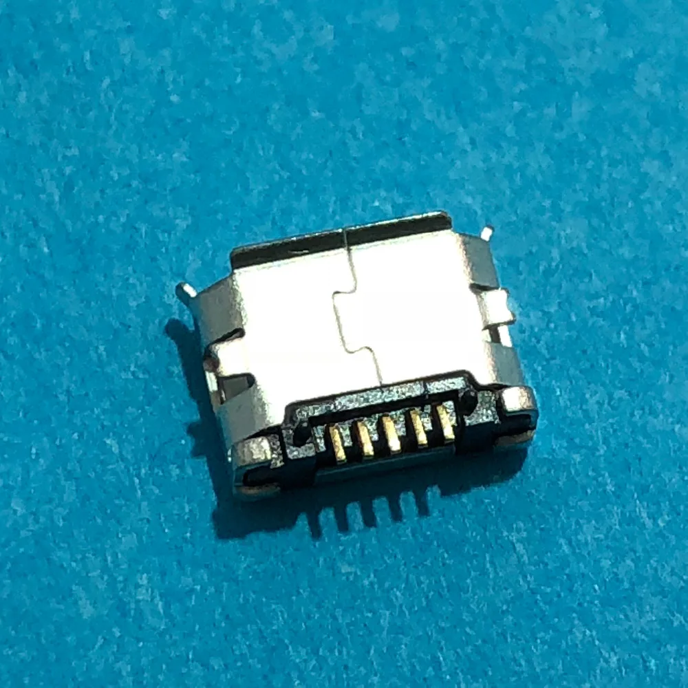 Pixiuonline 10 шт./лот G16Y Micro USB Тип B разъем 5Pin SMT гнездо Разъем Порт печатная плата