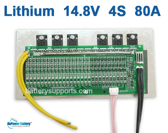 SuPower 4S 14 4 В 8 в 16 80 А литий ионный полимерный аккумулятор BMS система управления