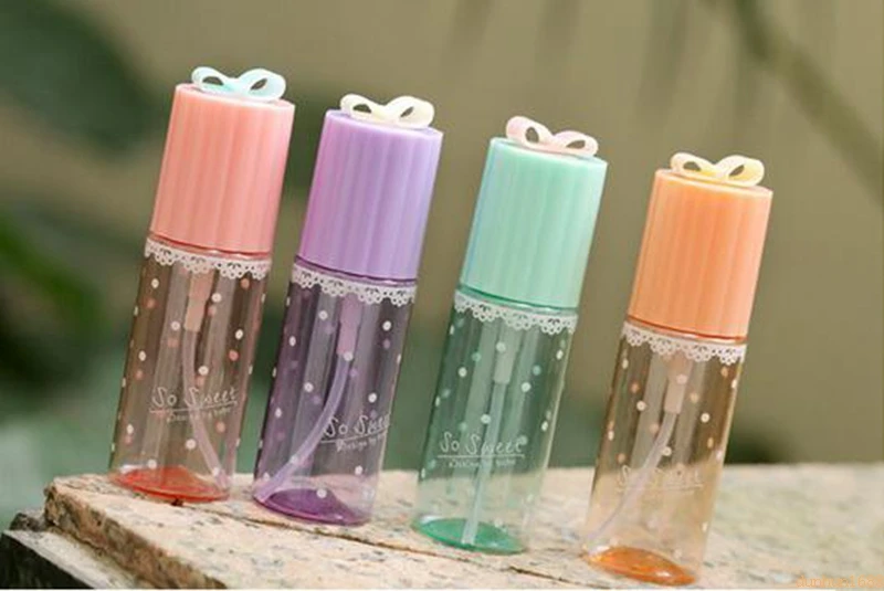 

Lace edge 35ML beauty spray bottle plastic dispensing bottle mixed batch#1231