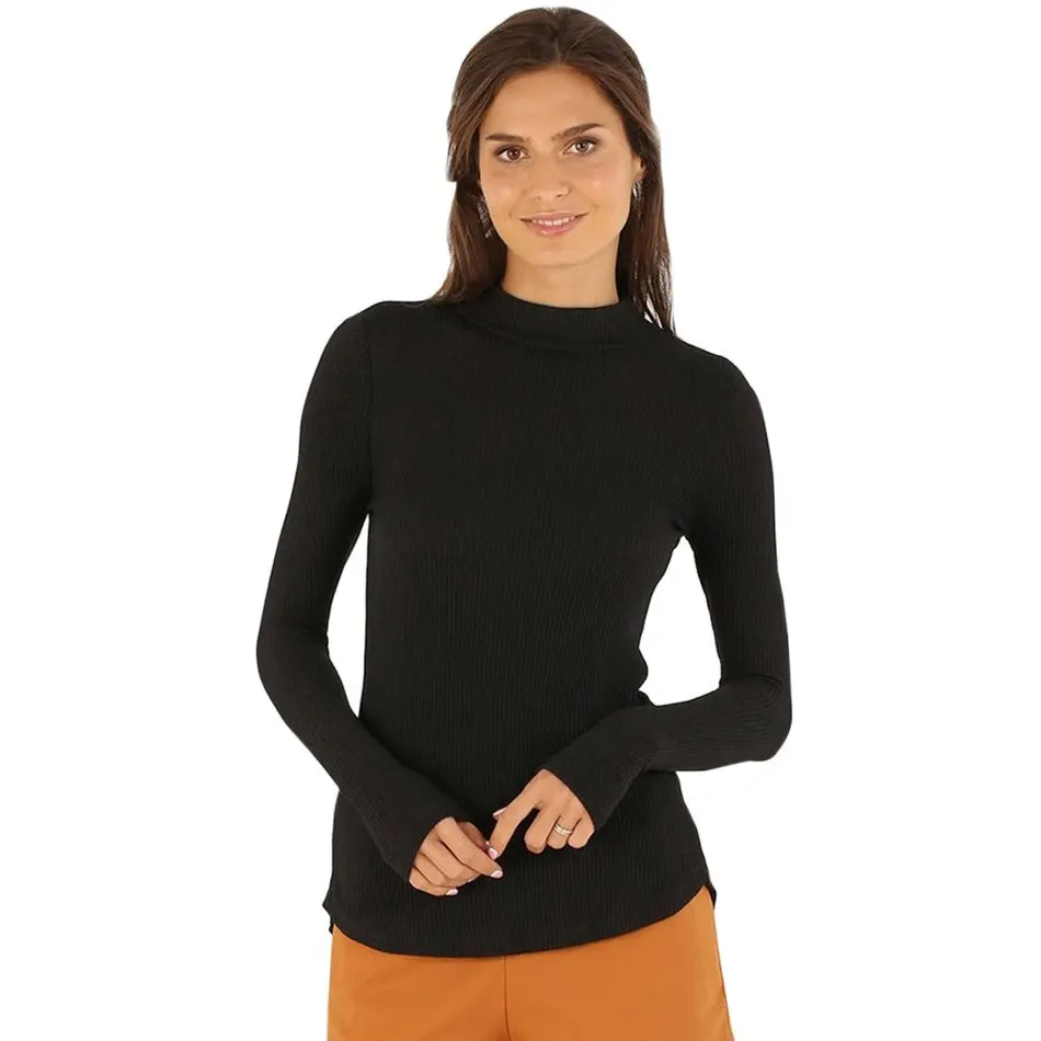 Черная Женская футболка на шнуровке с открытой спиной VESTLINDA сексуальный женский