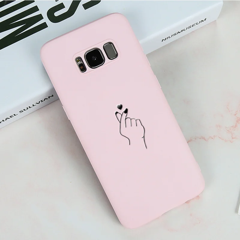 СПС samsung A70 чехол для A50 samsung Galaxy A40 A30 A20 A10 A50 A7 A8 A6 плюс J4 J6 чехол силиконовый мягкий чехол с покрытием "любящим сердцем"