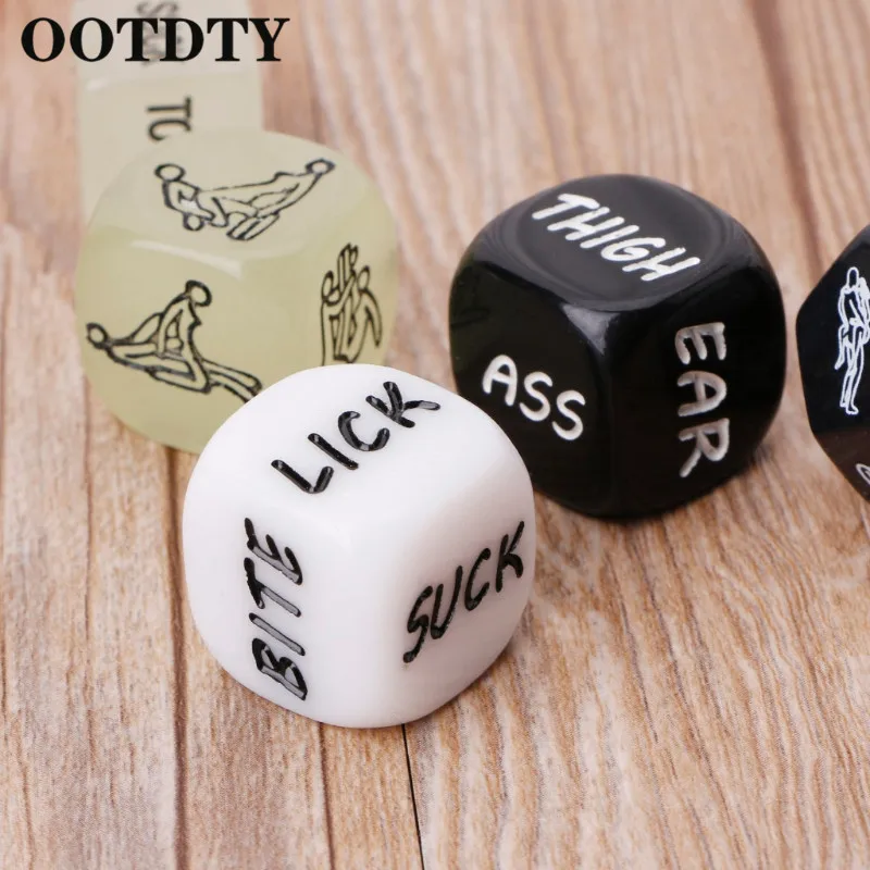 OOTDTY 6 шт. забавные акриловые кости любовь кости секс кости Эротические Кости любовь игра игрушка пара подарок