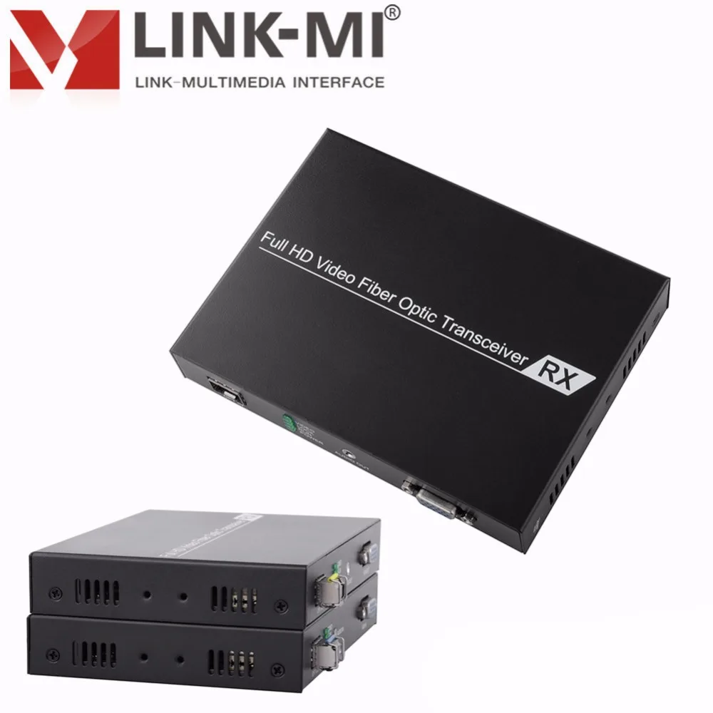 LINK-MI THF121 Full HD VGA удлинители по видео волоконно-оптический 5 км передатчик и