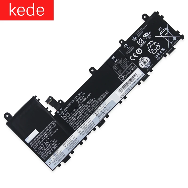 Kede ноутбук Батарея для lenovo Thinkpad 11e 20LQ 01AV487 3 сотового 42Whr L17L3P54 01AV486 SB10K97630