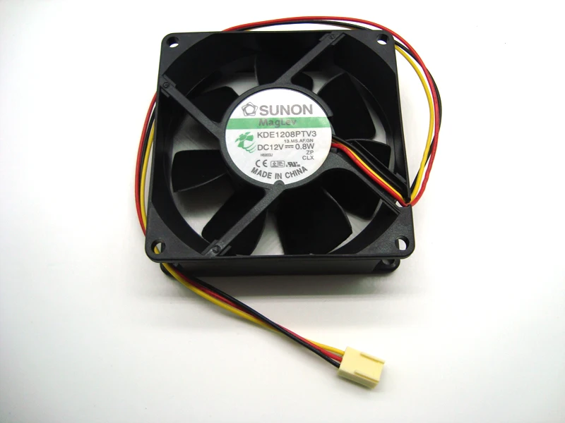 Новый оригинальный вентилятор охлаждения SUNON KDE1208PTV3 12 В 0 8 Вт 8025 для блока питания