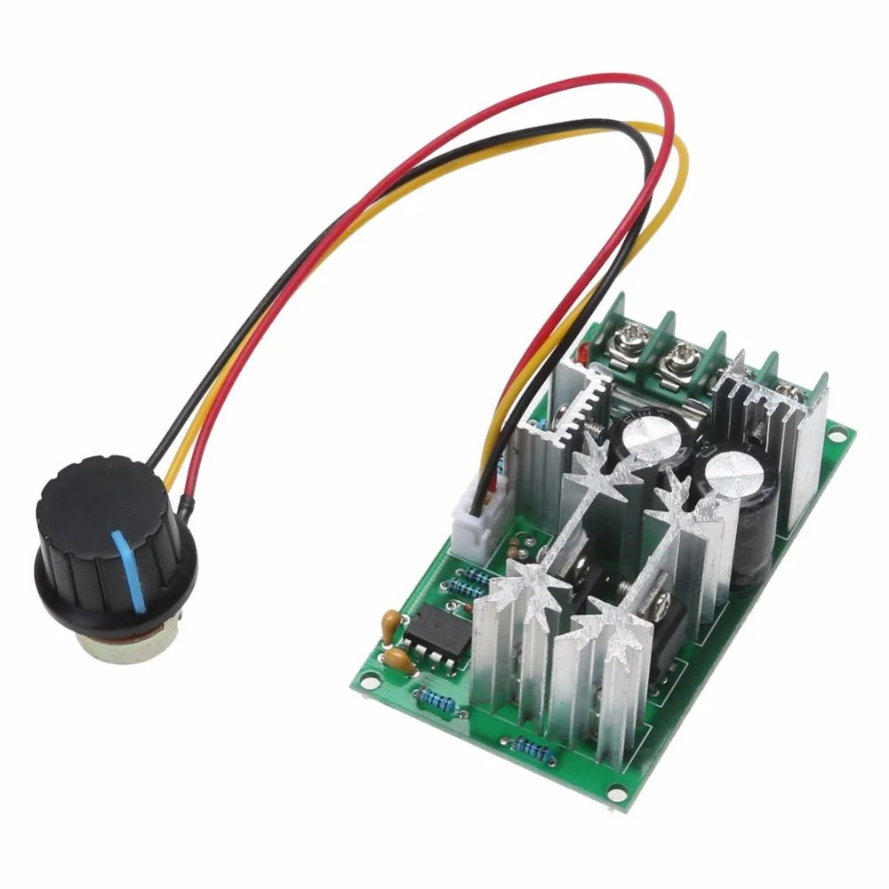 

1PCS 12V/24V/36V/48V/60V 1200W 20A PWM FAN Controller DC Motor Speed Control