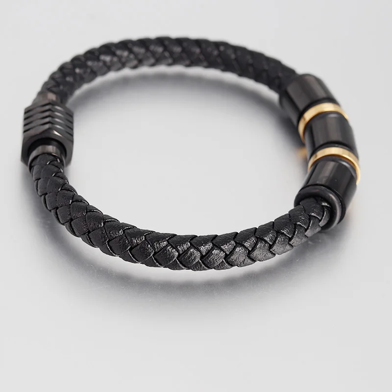 Модные натуральные кожаные классные черные золотые креативный дизайн из