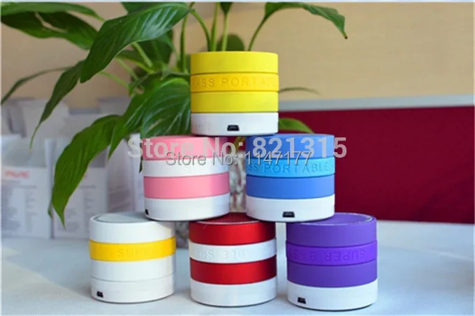 FM Bluetooth беспроводной динамик супер бас мини портативный для сотового телефона