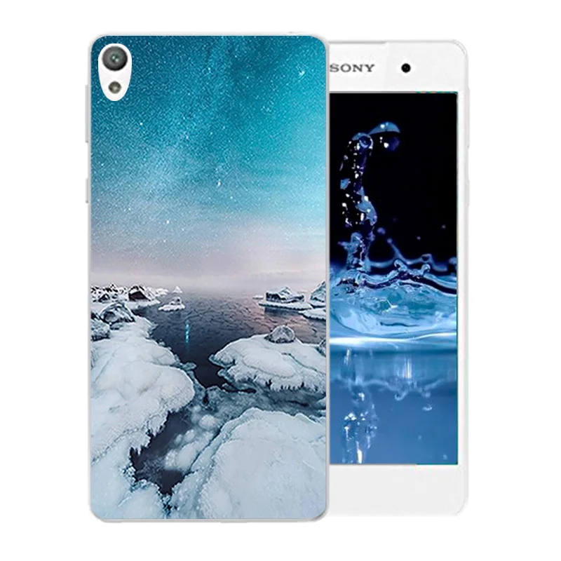 Phone Case Pattern Soft Silicone Coque For Sony Xperia E5 E 5 F3311 F3313 TPU Cover Night Sky Shell |