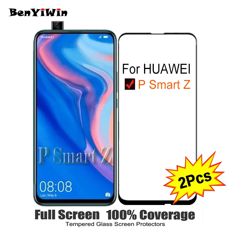 Закаленное стекло для Huawei P Smart Z 6 59 Дюйма 9H 2 шт.|Защитные стёкла и плёнки