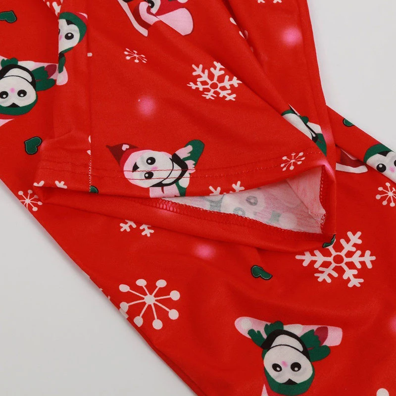 Семейный комплект рождественских пижам для женщин и мужчин одежда сна взрослых