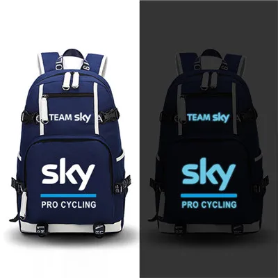 Высокое качество Team Sky Pro Cycle Светящийся рюкзак с принтом военный рюкзак большой емкости дорожные сумки холщовые школьные сумки - Цвет: 4