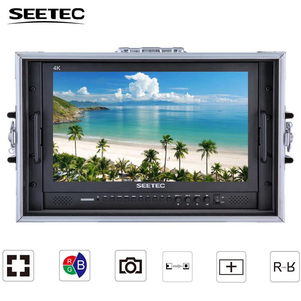 SEETEC P173-9HSD-CO 17 3 &quotLive Director Monitor с 4K HDMI 3G SDI YPbPr Видео Аудио вход HD 1920x1080 экран |