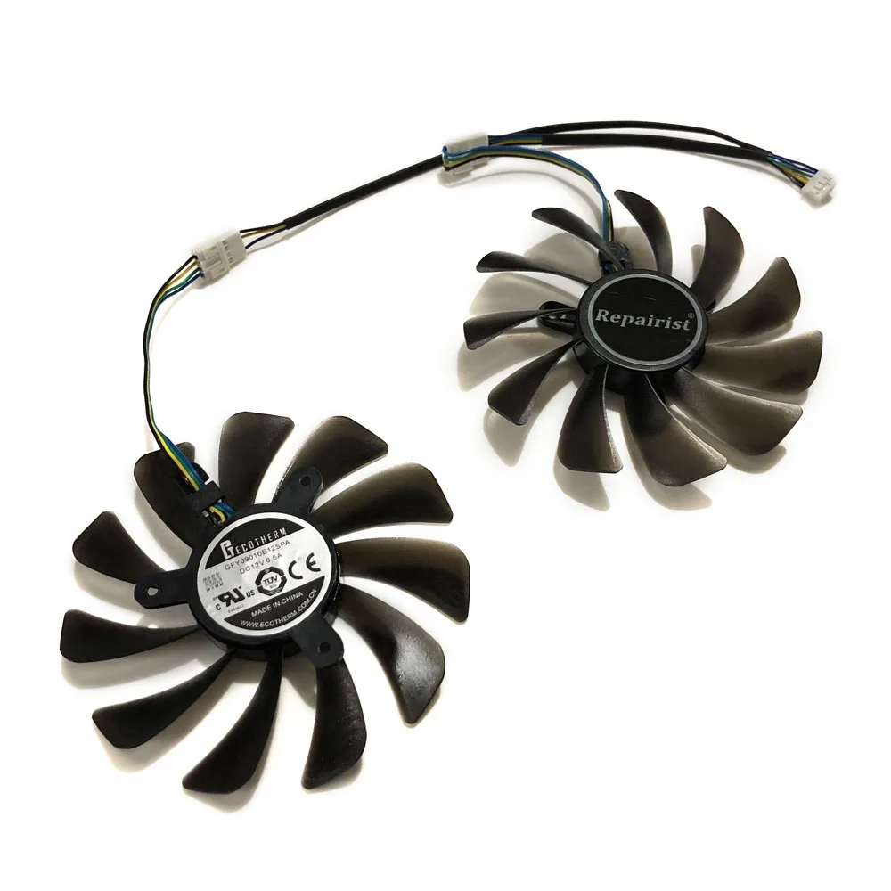 GeForce GTX 1080 Ti AMP Edition GPU VGA альтернативный охлаждающий вентилятор для ZOTAC ZT-P10810D-10P gtx1080ti