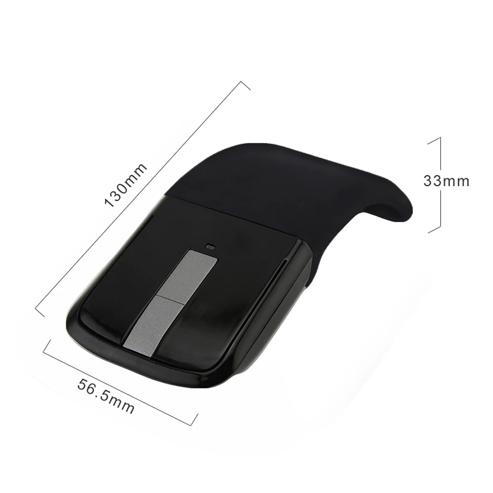 Складная беспроводная bluetooth Мышь ARC Touch Stripe компьютерная мышь 1200 dpi оптический