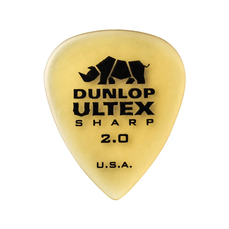 Dunlop Ultex Sharp медиатор для гитары медиатор 0,73 мм-2,0 мм бас медиатор акустическая для классической электрогитары запчасти медиатор для гитары s - Цвет: 2.0mm