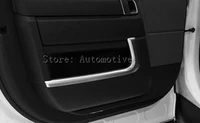 4pcs for land rover range rover vogue l405 car styling abs chrome interior door decoration strips trim accessories sticker new