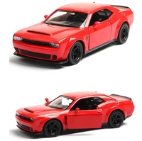 high simulation dodge challenger136 scale alloy pull back challengercollection toy cars modelfree shipping