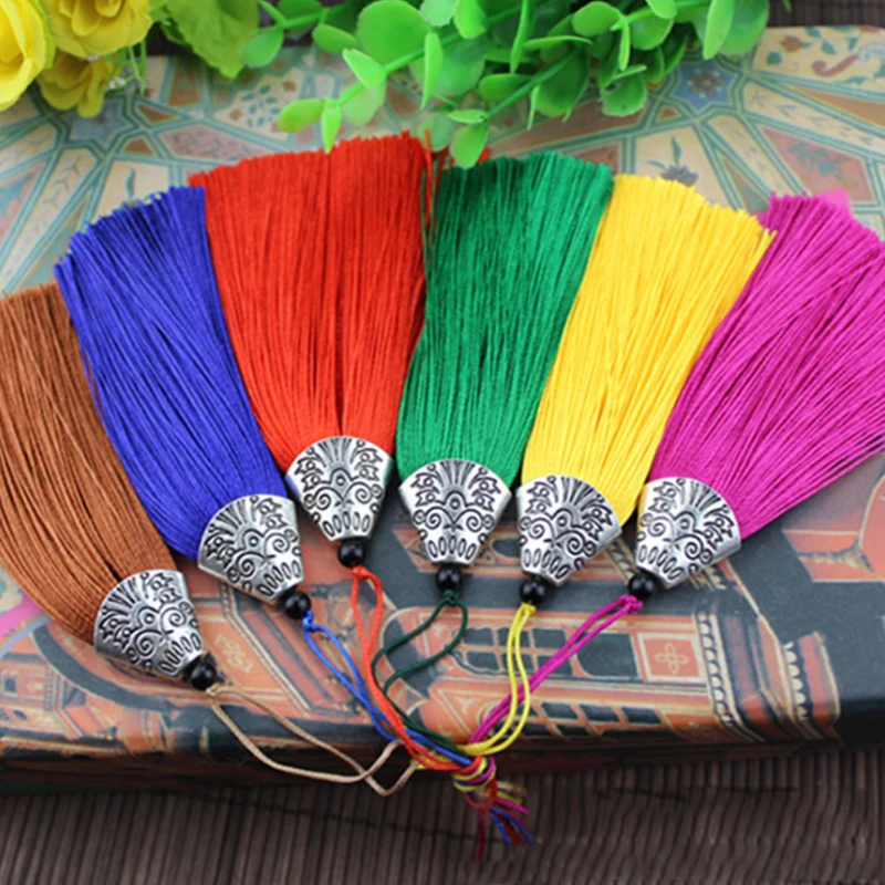 

33 Colors Chinese Simplicity Graceful Classic Fish Mouth Silk Tassel Pendant - DIY Jewelry Accessories - Fan Car Wedding Decor