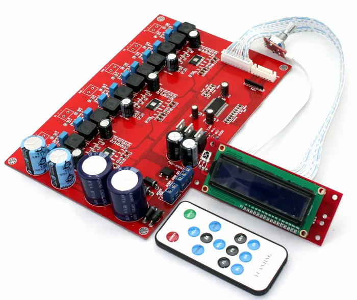 AC15V 300W TPA3116(3 шт.) + M62446 5 1 50WX6 D 6 канальный пульт дистанционного управления Плата