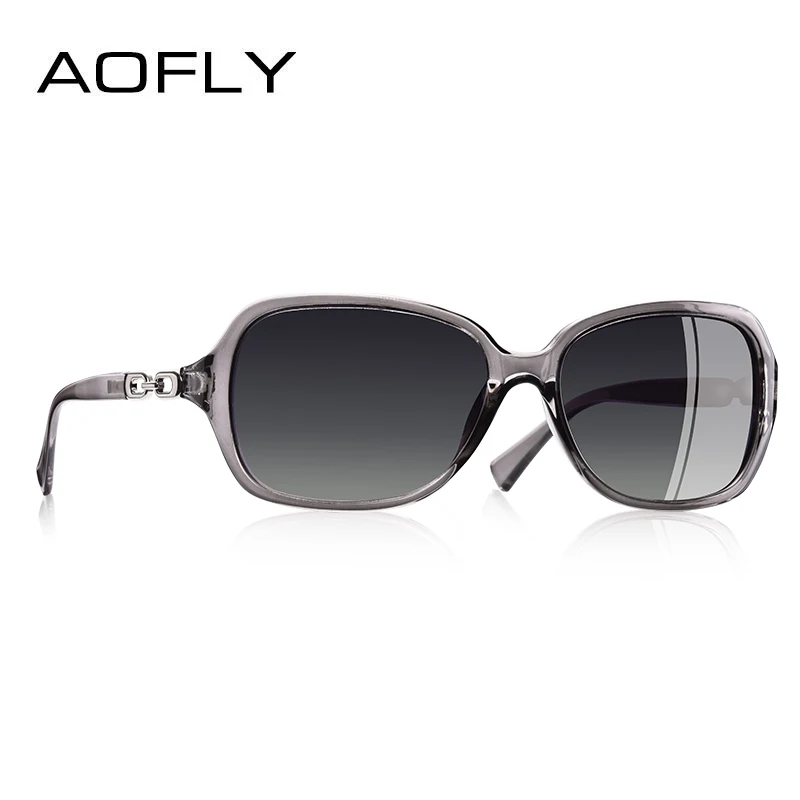 AOFLY, фирменный дизайн, модные поляризационные солнцезащитные очки, женские солнцезащитные очки, градиентные оттенки, очки Gafas De Sol Femeninas UV400 - Цвет линз: C3Gray